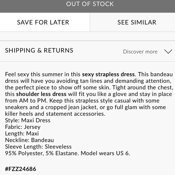 BooHoo Marble Print Bandeu Ring Detail Midaxi Dress - Picture 12 of 12